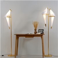 Iron Art Floor Lamp Creative Single Head / Double Head Bird Standing Lamp Bedroom Living Room Study Room Lighting Decor Lamp