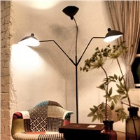 Serge Mouille Pole Floor Lamp modern design Lighting  tripod Classic Lamps sitting Bedroom Study Room sofa side floor light