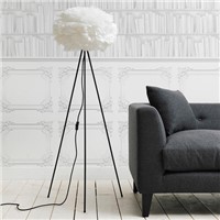 Feather lamp shade stand floor lamp for living room Nordic bedroom standing light lovely wedding decorative lighting 100-240V