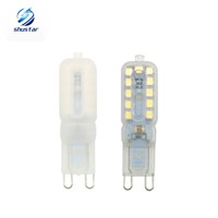 Super bright 10W G9 led light 22-leds SMD 2835 chip AC220V Dimmable led lamp with milky/clear case