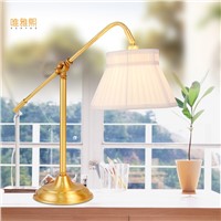 Modern Nordic Creative Table Lamps  White  Shade LED Table Lamparas Golden Metal Iron Stick Bedside Adornment Lighting