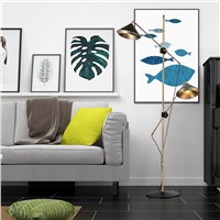 Modern Floor Lamp 2 arm Adjustable black white adjustable floor Light bedroom Toolery Attractive Living Room Fashional light