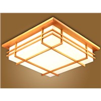 Japanese Indoor Lighting Ceiling Lights Washitsu Tatami Decor Modern Lamp Wooden For Restaurant Living Room Bedroom Hallway