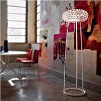 Modern Caboche Stand Floor Lamp Sweat Ion Italian Lighting design for living room clear acrylic ball coach stand lamp 100-240V
