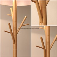 Modern Tree Branch Wood Floor Lamps Lights Bedroom Coat Rack Grey Standard Bedside Lighting
