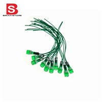 10 x Green Wire Cables Water Heater Indicator Signal Lamp Light AC 220V
