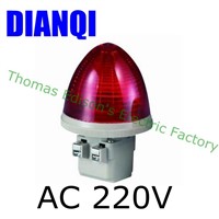 AC 220V 2 Screw Terminals Red LED Steady Industrial Signal Light Tower Lamp S-TX  .