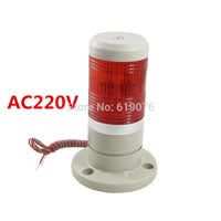 AC220V Red steady Signal Tower Industrial Warning Lamp Stack Light Alarm Apparatus