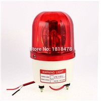 LTE-1101J AC220V  Industrial AC 220V AC110V DC12V DC24V  Flash Siren Emergency Rotary Warning Lamp Light Red