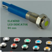 6mm metal LED Indicator Light  (New)(PM06F-D/Y/12V/S)