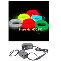 220/110V Inverter with power adapter + 10 Meters long el wire, neon wire, LED lighting (2.3mm)