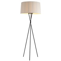 Creative simple floor lamps fabric white black red lampshade standing lamp living room bedroom home decoration floor lighting
