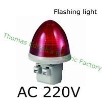 DMWD AC 220V 2 Screw Terminals Red LED flashing light Industrial Signal Light Tower Lamp S-TX indicator light