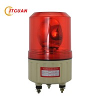 Warning Light LTE-1081 DC12/24V AC220V Bulbs Rotary Warning Lamp No Sound Visual Alarm Indicator Emergency Strobe Light