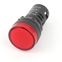 Industrial Ac380v Red Led Buzzer Alarm Signal Pilot Lamp Indicator Light
