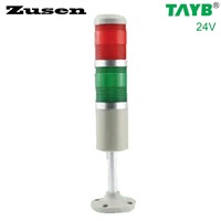 Zusen 50mm TB50-2T-D 24v red and green LED  signal tower light