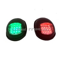 One Pair Marine Boat Yacht 12V Port/Starboard LED Navigation Lights Red and Green Pair