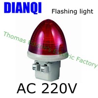 AC 220V 2 Screw Terminals Red LED flashing light Industrial Signal Light Tower Lamp S-TX