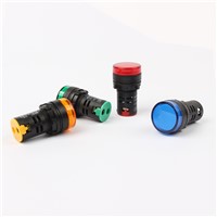 ad16 22 AD16-22 GREEN  AC220V  Power Indicator Signal Light 22mm mounting size led Indicator lamp