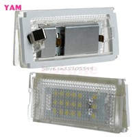 1Pair License Plate Light 18 LED Lamps For BMW Mini Cooper R50 R52 R53 Canbus #G205M# Best Quality