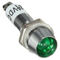1pcs 8mm LED Dashboard Dash Warning Indicator Signal Light Lamp 3color