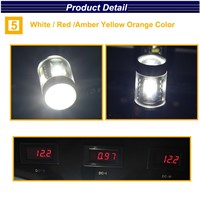 Eseastar 2pcs High Power led turn light,back-up light 7440/7443 84W 12smd canbus led CSP chip yellow The decoding rate is 95%