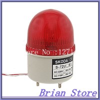 Red LED Light Signal Tower Industrial Warning Indicator Lamp DC 24V
