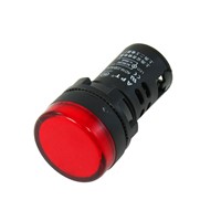 AC/DC 24V LED Power Indicator Pilot Signal Lamp 22mm Red Light