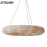 Luxury american style crystal pendant light circusy lamps Can be customized size Used in the sitting room the hotel lobby