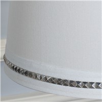 Modern European Luxurious Carved K9 Crystal Fabric E27 Table Lamp For Living Room Bedroom H 158cm Ac 80-265v 2109
