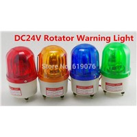 DC24V Red Yellow Green Blue Rotating Beacon Warning Light Lamp Spiral Fixed LTE-1101