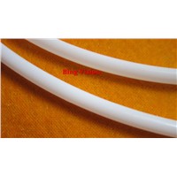 5.0mm milk cream  white soft solid core side glow fiber optic lighting  for car or other fiber decorations