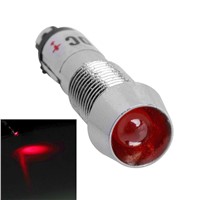 1Pc DC 12V 8mm Thread ADP8-1 Red LED Indicator Light Panel Signal Pilot Lamp HOT -Y103