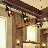 Industrial E27 Ceiling Lamp Track Light Fixtures Decoration Living Room Bar Shop Coffee Commercial Lights Lighting