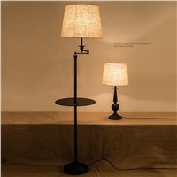 led e27 American Iron Fabric LED Lamp LED Light LED Floor Lamp Floor Light For Foyer Study Dinning Room Bedroom