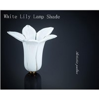 Phube Lighting Rural Style Floor Lamp Light  LED Floor Lamp  Light With Beautiful Lily Lamp Shade Included LED Bulbs