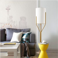 Post-modern Designer Iron Fabric Trident Led E27 Floor Lamp For Living Room Bedroom Study H 140/160/180cm 80-265v 1606