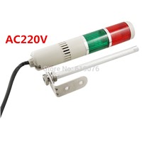 90dB DC12V DC24V AC110V AC220V Red Green Buzzer Sound Industrial Warning Signal Tower Alarm Lamp Alarm Apparatus