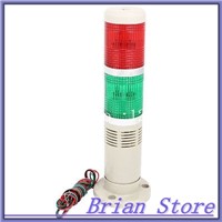 Green Red Flashing Industrial Signal Tower Stack Indicator Light Bulb DC 24V