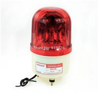 AC110V Red Rotating Flash Light Industrial Signal Warning Lamp LTE-1101