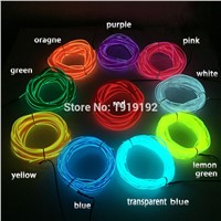 With Auto Car Internal Party Decoration DC-12V 2 Meters EL 2.3-Skirt Wire Flexible Light Glow Rope tape Cable Strip Neon Lights