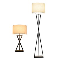 Modern Minimalist LED Floor Lamp simple Standing Lamp Energy save Living room Reading Lighting Toolery Floor light black white