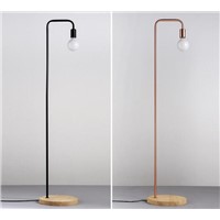 floor lamp bedroom living room study floor lamp  new Black / red copper two Nordic minimalist modern fashion wrought iron