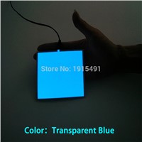 Hot Selling Christmas Led Light Sky Blue 10x10cm EL Sheet Novelty Lighting With DC3V Steady On Converter Luminous Led Panel