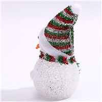 Colorful Flash Christmas Snowman Snowflake Santa Claus LED Night Lights with Hang Rope Gift Holiday Decorations