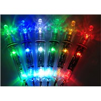 2 Pcs/ lot 17.5 cm  6 Kinds of Color Deep Drop Underwater Fish Attracting Indicator Lure LED Fishing Flash Light Bait