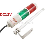 DC12V Red Green LED Industrial Signal Tower Flashing Light Ffusk Alarm Apparatus