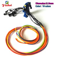 With toys ,craft, clothing, party decoration 2.3mm 1Meter x 10pieces multicolor flexible el wire Electroluminescent neno light