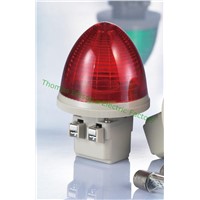 AC 110V/DC12V 24V 2 Screw Terminals Red LED flashing light Industrial Signal Light Tower Lamp S-TX