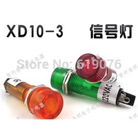 10pcs 220V 10mm Red LED Power Indicator Signal Light /Small signal power XD10-3